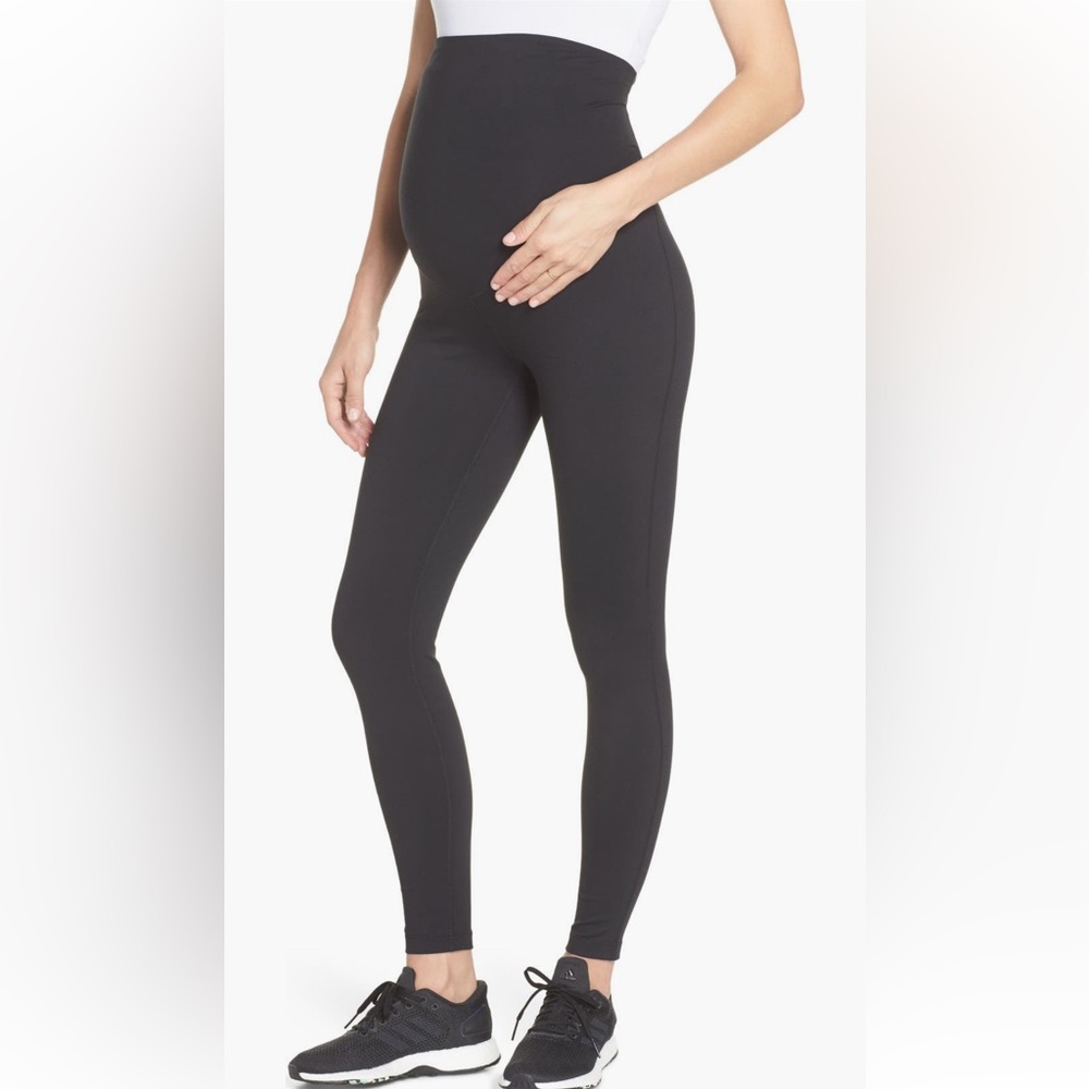 Zella Mamasana Live in Ankle Maternity Leggings L